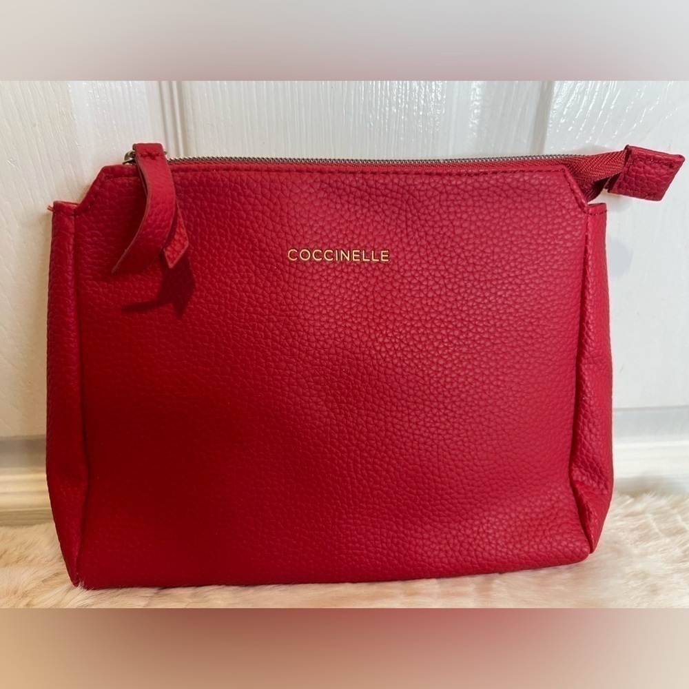 COCCINELLE LEATHER TURKISH AIRLINES BUSINESS CLASS AMENITY POUCHETTE